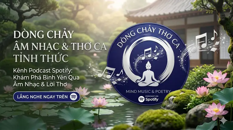 Dòng chảy thơ ca tỉnh thức - khi thiền định nở hoa thành lời ca, giai điệu